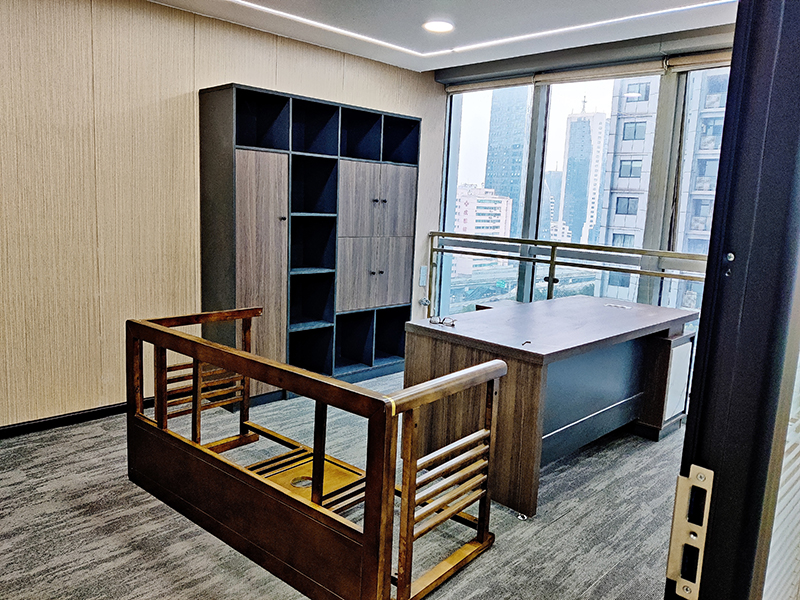 深圳世宏大廈156㎡商業(yè)裝修 混搭風(fēng)中小型企業(yè)辦公室設(shè)計方案